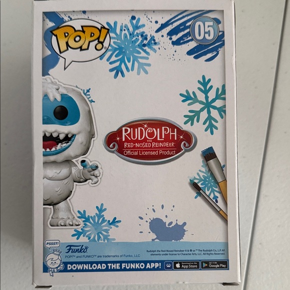 Funko Pop! Rudolph Bumble Figure in White and Blue - Picture 2 of 3
